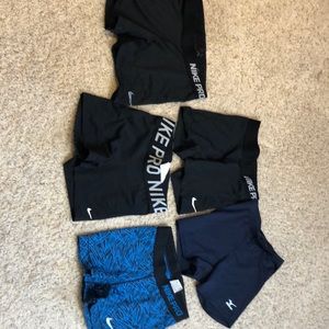 Bundle of spandex- Nike and mizuno